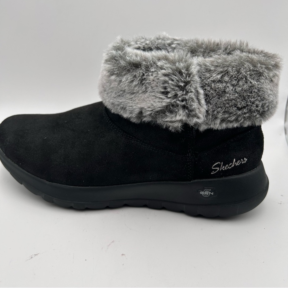 SKETCHERS AIR COOL GOGA MAT BOOTS SIZE 6 BLACK SN#56101S